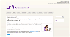 Desktop Screenshot of migraeniker.dk